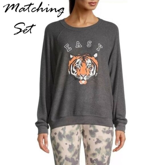 NWT Wildfox “Easy Tiger” sweatshirt joggers bundle - Picture 1 of 7